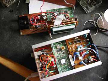 GPS engine with homebrew tracker and display