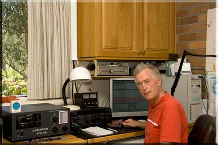 Henk in his shack