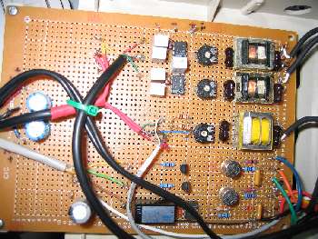 Vero board of the  interface